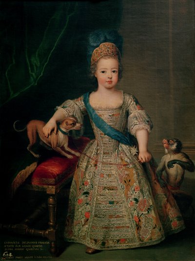 Ludwig XV. (1710-74) als Kind, 1714 von Pierre Gobert